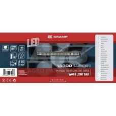 LED Bar žibintas 180W, 15300lm, 12/24V, balta, 825.5x79.5mm, 60 LED LA10309