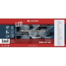 LED Bar žibintas 300W, 25500lm, 12/24V, balta, 1320.8x79.5mm, kabelis, 100 LED LA10304
