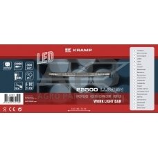 LED Bar žibintas 300W, 25500lm, 12/24V, balta, 1371.6x79.5mm, 100 LED LA10310