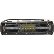 LED Bar žibintas 81W, 7290lm, 12/24V, balta, 301.8x89mm, kabelis, 54 LED LA10301