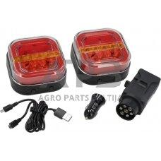 LED bevielis priekabos žibintų komplektas 12V, 24V LA60040R