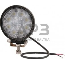 LED darbo žibintas apvalus 24W, 1920lm, 10/30V, Ø 110mm, 8 LED LA10025
