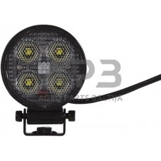 LED darbo žibintas apvalus 4 LED, 1700lm 12/24V, Hella 1G0357111002