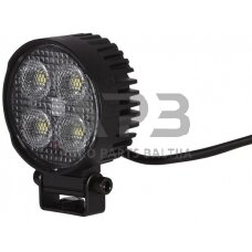 LED darbo žibintas apvalus 4 LED, 1700lm 12/24V, Hella 1G0357111002