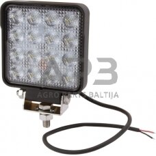 LED darbo žibintas kvadratinis 25W, 3040lm, 10/30V, 108x48x108mm, 16 LED LA10023