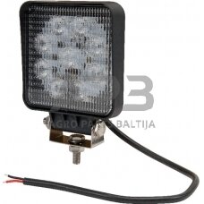 LED darbo žibintas kvadratinis 27W, 1800lm, 10-30V, 135x27.5x109mm, LA10051