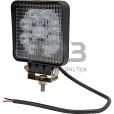 LED darbo žibintas kvadratinis 27W, 2376lm, 10-30V, 135x41x109mm, LA10052