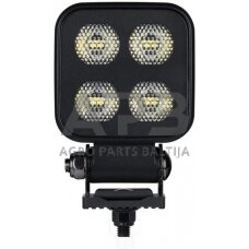 LED darbo žibintas kvadratinis 40W, 2650lm, 12/24V, 70.1x126.6x49.7mm 8 LED LA10832