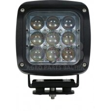 LED darbo žibintas kvadratinis 45W, 4050lm, 12/24V, 126x151x95mm 9 LED LA10617