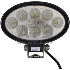 LED darbo žibintas ovalus 1200lm, 12/24V, 65x120mm, 8 LED Hella 1GA357001001