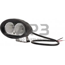 LED darbo žibintas ovalus 20W, 1800lm, oval, 10/30V, 96x72x79mm, 2 LED gopart LA15006
