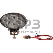 LED darbo žibintas ovalus 24W, 1920lm, 10-30V, 130x53x78mm 8 LED LA10085