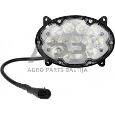 LED darbo žibintas ovalus 39W, 3500lm, 10/30V, 138x93x69mm, 13 LED LA10600