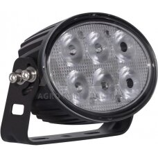 LED darbo žibintas ovalus 60W, 6000lm, 12-60V, 154x105x70mm LA10525