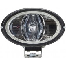 LED darbo žibintas ovalus Halogen, 55W, 1150lm, 12V, 160x78x128mm Hella 1GA996161281