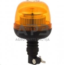 LED oranžinis švyturėlis 24W, 12-24V, Ø 128mm x 215mm LA20020