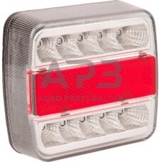 LED priekabos žibintas 1W, 12V, 106x100x98mm, 5 kontaktų, 18 LED, gopart LA99200GP