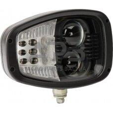 LED priekinis žibintas dešinys Halogenas 22/32W, 12-24V, 240x127x164mm, LA10210