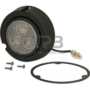 LED darbo žibintas apvalus 36W, 4000lm, 10-30V, Ø 119mm, 3 LED LA10415