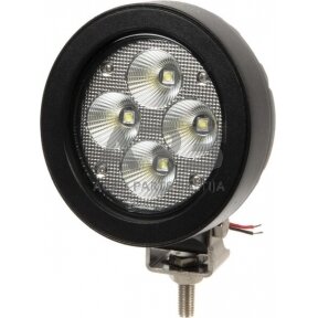 LED darbo žibintas apvalus 40W, 3800lm, 110x93x145mm, 4 LED LA10416