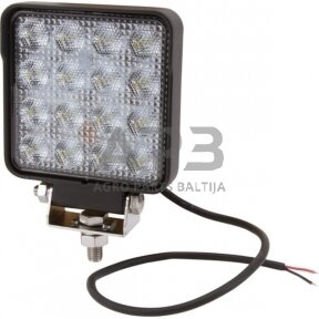 LED darbo žibintas kvadratinis 25W, 3040lm, 10/30V, 108x48x108mm, 16 LED LA10023