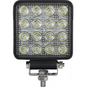 LED darbo žibintas kvadratinis 25W, 3040lm, 10/30V, 108x48x108mm, 16 LED LA10024