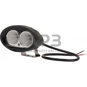 LED darbo žibintas ovalus 20W, 1800lm, 10/30V, 96x72x79mm, 2 LED gopart LA15005