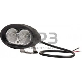 LED darbo žibintas ovalus 20W, 1800lm, oval, 10/30V, 96x72x79mm, 2 LED gopart LA15006