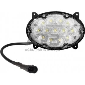 LED darbo žibintas ovalus 39W, 3500lm, 10/30V, 138x93x69mm, 13 LED LA10600