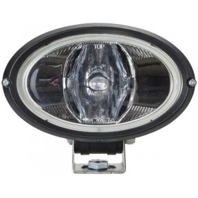 LED darbo žibintas ovalus Halogen, 55W, 1150lm, 12V, 160x78x128mm Hella 1GA996161281