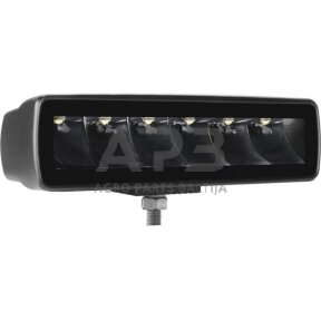 LED darbo žibintas stačiakampis 30W, 2880lm, 12/24V, 157x49.7x60mm 6 LED LA10609