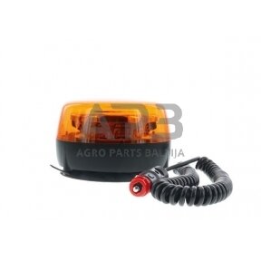 LED oranžinis švyturėlis 11W, 9-32V, Ø 140mmx 94mm, ATLAS Vignal 212520