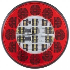 LED priešrūkinis žibintas 10/30V, Ø122mm, 24 LED Hella 2NR357027051