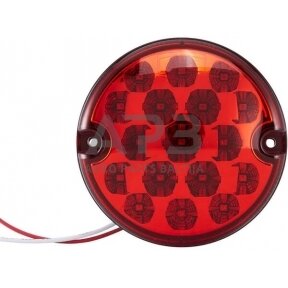 LED priešrūkinis žibintas 10/30V, Ø95mm, 17 LED Hella 2NE357028031