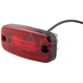 LED žymeklio lemputė, raudona, Ø 5mm, Hella 2TM345600307