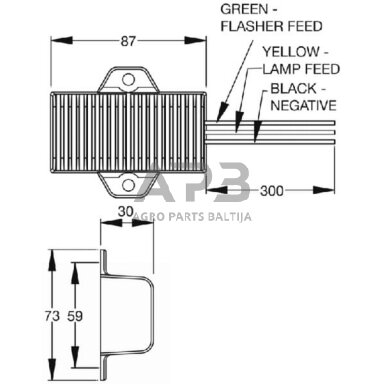 LED Priekabos žibintų valdymo blokas 12V Britax E071012V