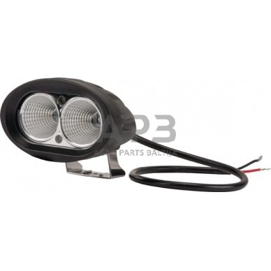LED darbo žibintas ovalus 20W, 1800lm, 10/30V, 96x72x79mm, 2 LED gopart LA15005