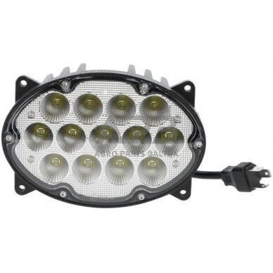LED darbo žibintas ovalus 65W, 5200lm, 10/30V, 161x110x90mm, 13 LED, H4, LA10559 1