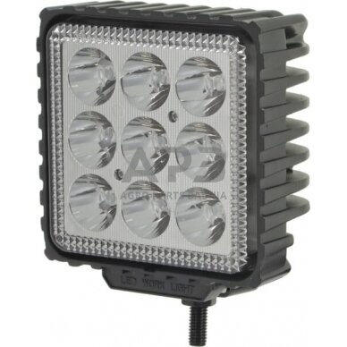 LED darbo žibintas purkštuvams 27W, 105x60x117mm 9 LED LA10417