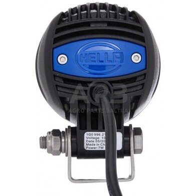 LED darbo žibintas apvalus 7W, 12V, 70x99mm, Hella 1G0996210001 3 LED darbo žibintas apvalus 7W, 12V, 70x99mm, Hella 1G0996210001 3
