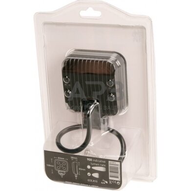 LED darbo žibintas kvadratinis 15W, 900lm, 10-30V, 108x38x83mm, gopart LA15013 4 LED darbo žibintas kvadratinis 15W, 900lm, 10-30V, 108x38x83mm, gopart LA15013 4