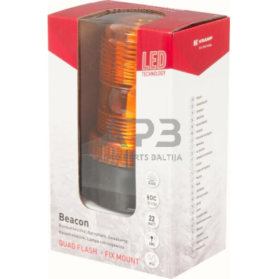 LED oranžinis švyturėlis LA20061 10-110V 1 LED oranžinis švyturėlis LA20061 10-110V 1