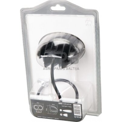 LED darbo žibintas ovalus 20W, 1800lm, 10/30V, 96x72x79mm, 2 LED gopart LA15005 3 LED darbo žibintas ovalus 20W, 1800lm, 10/30V, 96x72x79mm, 2 LED gopart LA15005 3