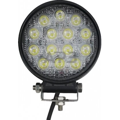 LED darbo žibintas apvalus 42W, 3360lm, 10/30V, Ø 117mm, 14 LED, gopart LA15028