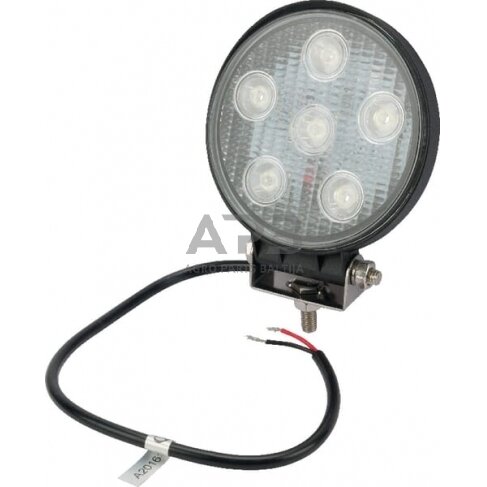 LED darbo žibintas apvalus 27W, 1850lm, 10/30V, 6 LED, gopart LA15001 LED darbo žibintas apvalus 27W, 1850lm, 10/30V, 6 LED, gopart LA15001