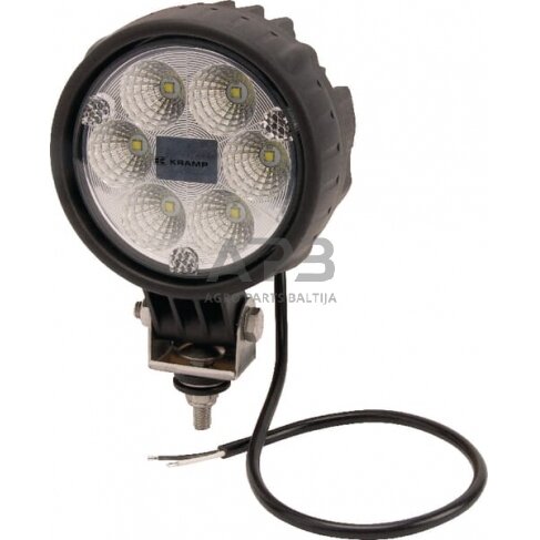 LED darbo žibintas apvalus 29W, 2500lm, 10/30V, Ø 117mm, 6 LED LA10013 LED darbo žibintas apvalus 29W, 2500lm, 10/30V, Ø 117mm, 6 LED LA10013