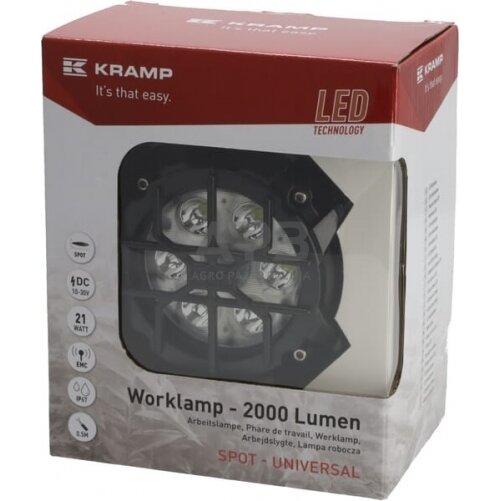 LED darbo žibintas apvalus 21W 2000lm LA10510 2 LED darbo žibintas apvalus 21W 2000lm LA10510 2