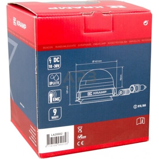 LED oranžinis švyturėlis LA20002 2 LED oranžinis švyturėlis LA20002 2