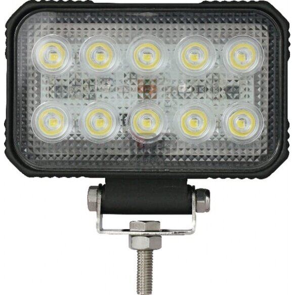 LED darbo žibintas stačiakampis 15W, 1900lm, 10/30V, 150x37x100mm, 10 LED LA10021 LED darbo žibintas stačiakampis 15W, 1900lm, 10/30V, 150x37x100mm, 10 LED LA10021