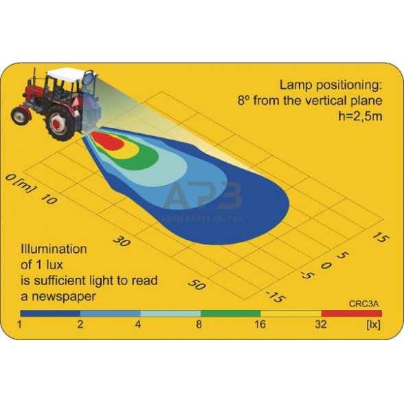 LED darbo žibintas apvalus 24W, 1500lm, 10/30V, Ø 117mm, 6 LED LA10009 6 LED darbo žibintas apvalus 24W, 1500lm, 10/30V, Ø 117mm, 6 LED LA10009 6